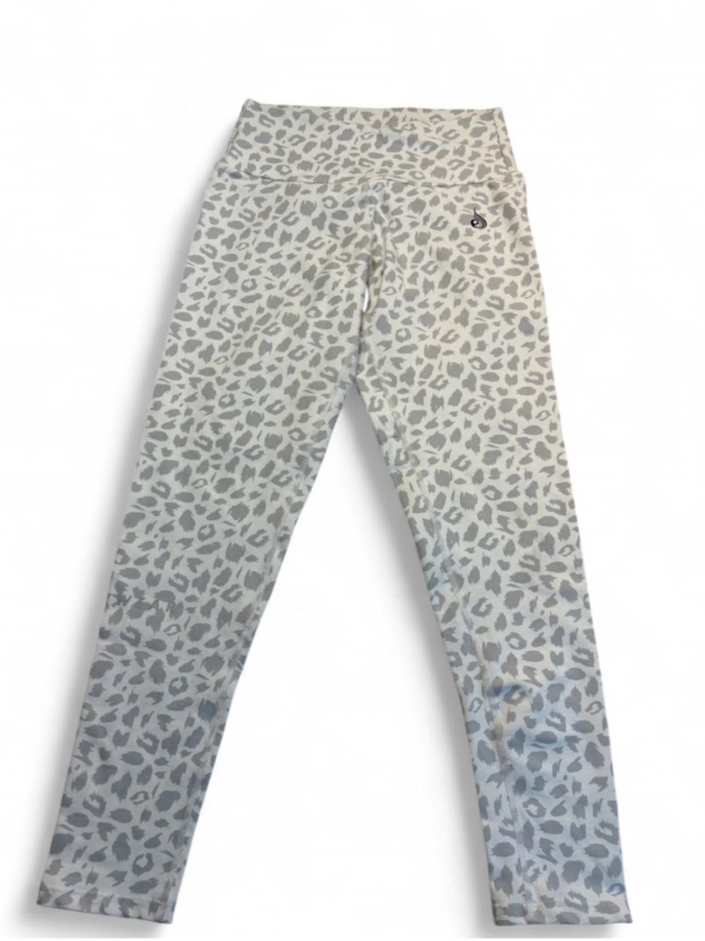 Gray Leopard Print Leggings